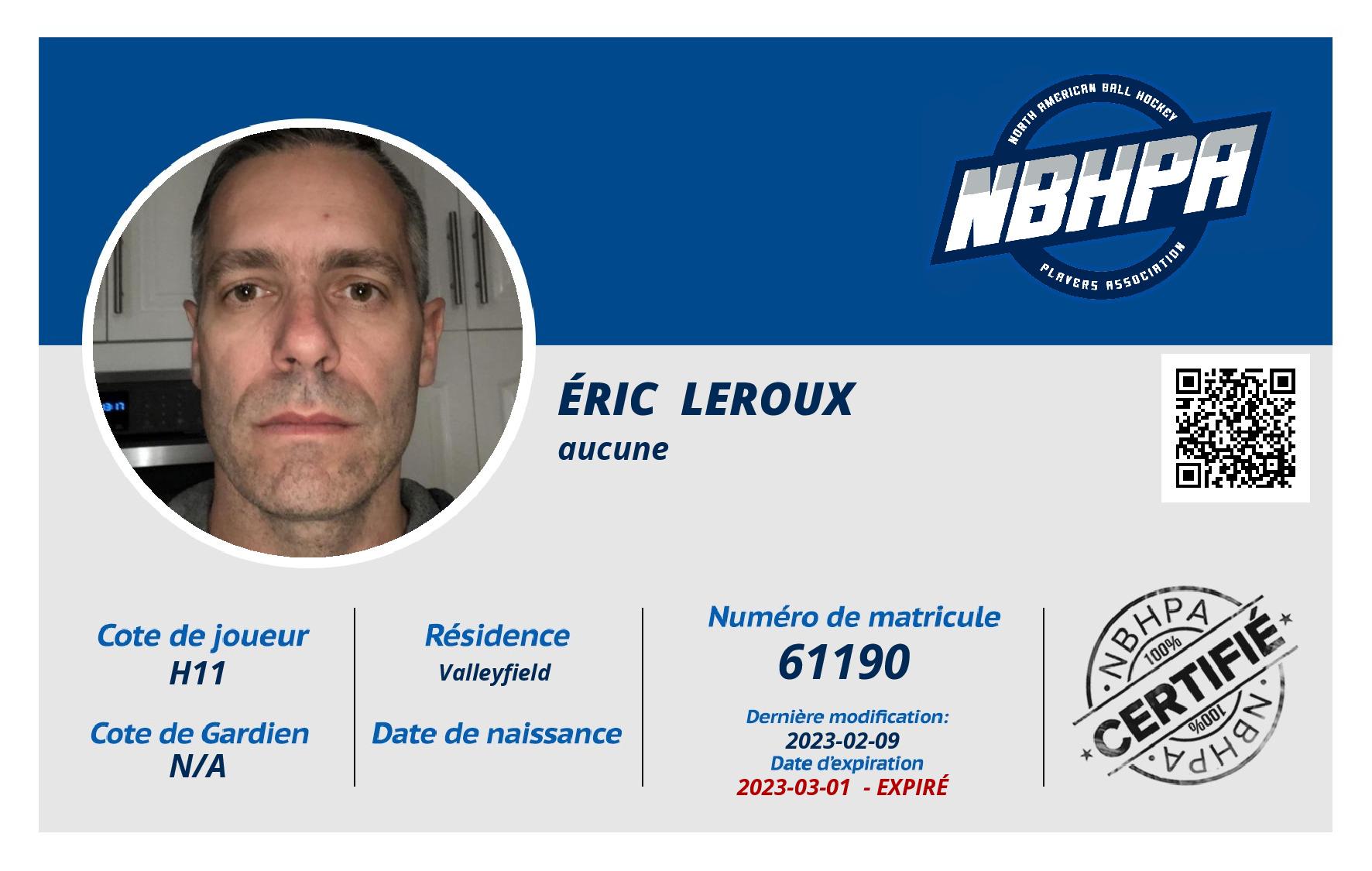Éric  Leroux