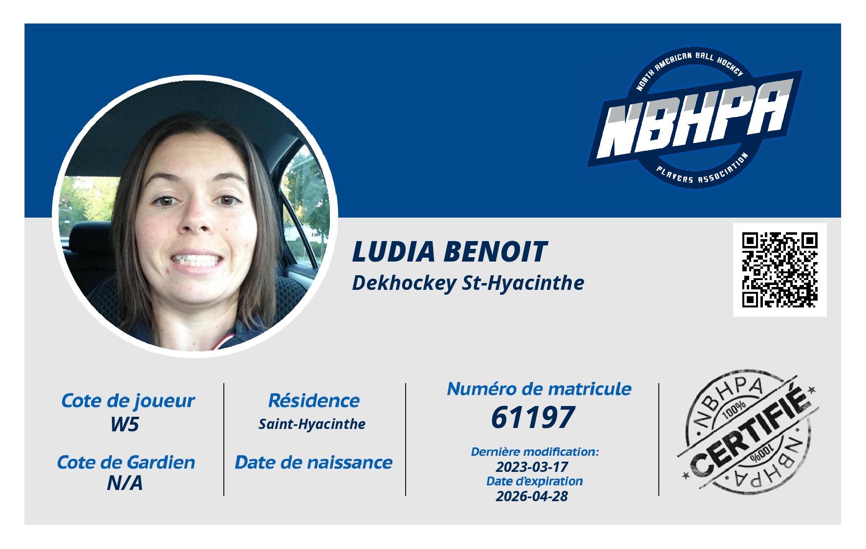 Ludia Benoit
