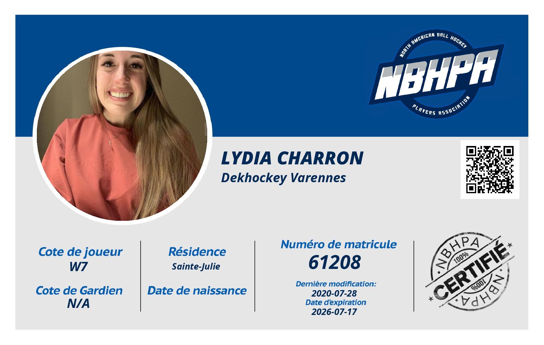 Lydia Charron