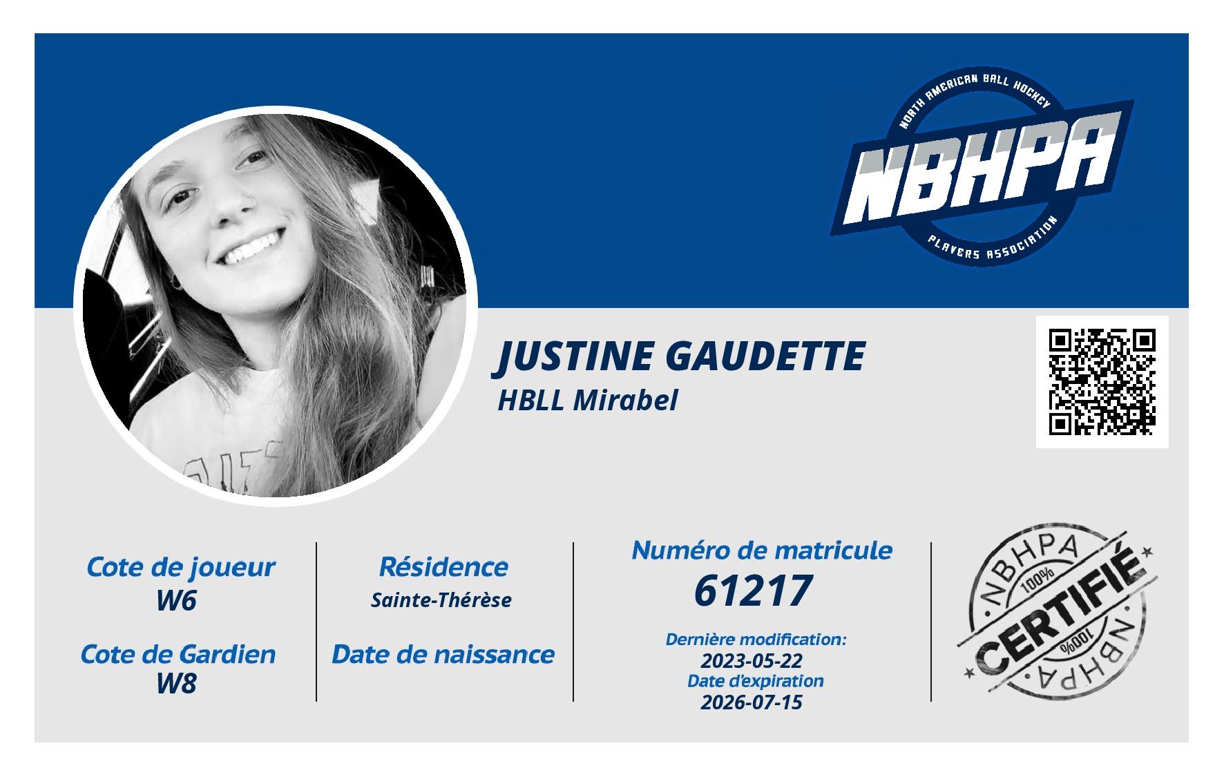 Justine Gaudette