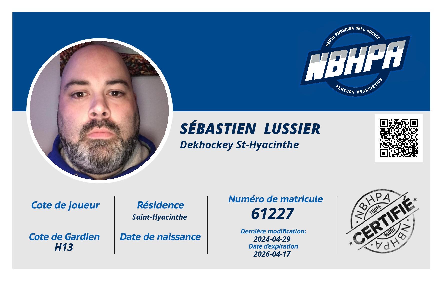 Sébastien  Lussier