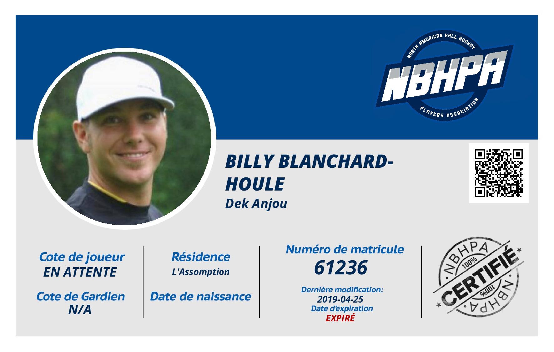 Billy Blanchard-Houle