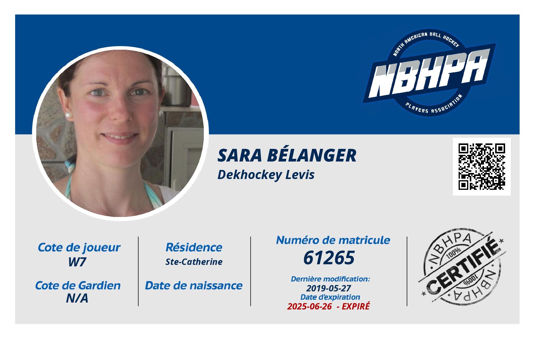 Sara Bélanger 