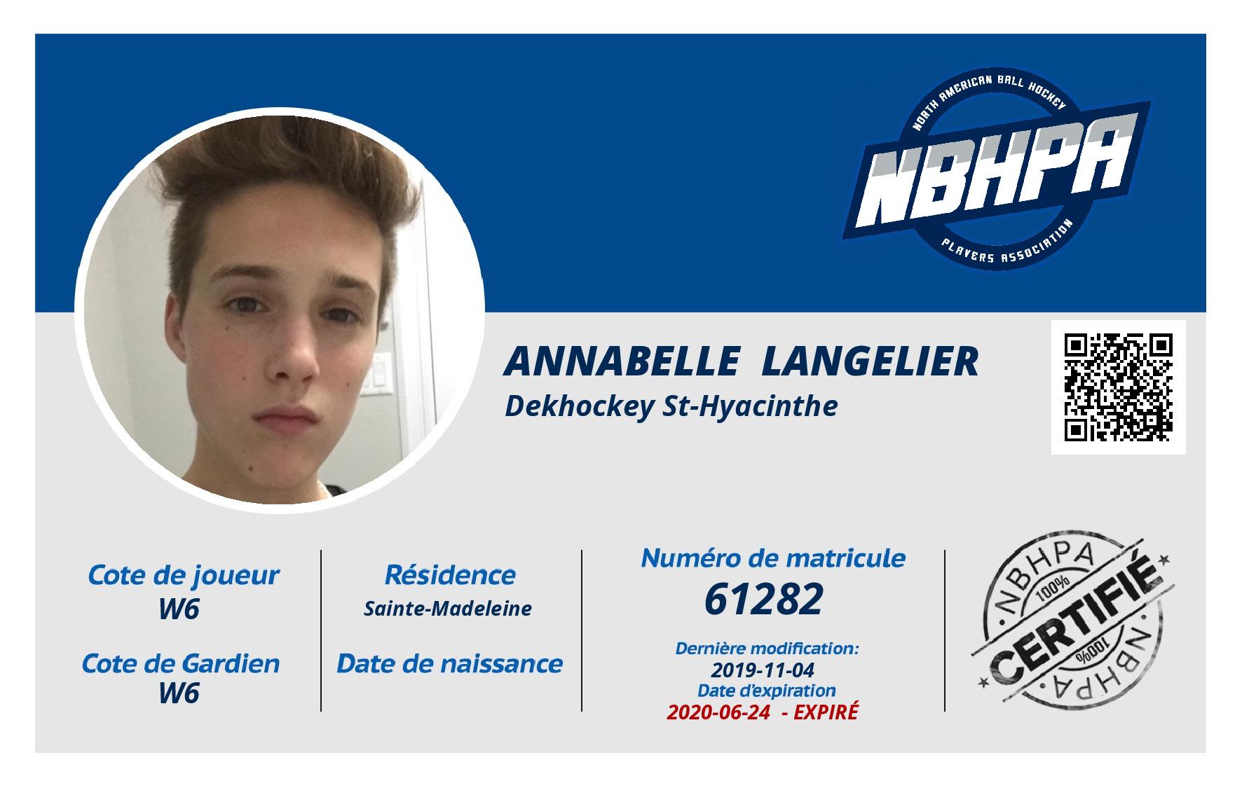 Annabelle  Langelier 