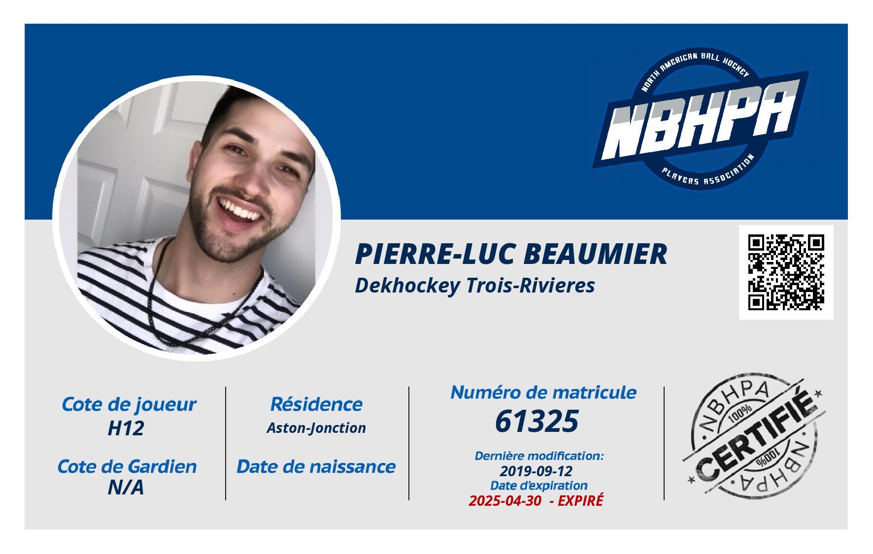 Pierre-Luc Beaumier