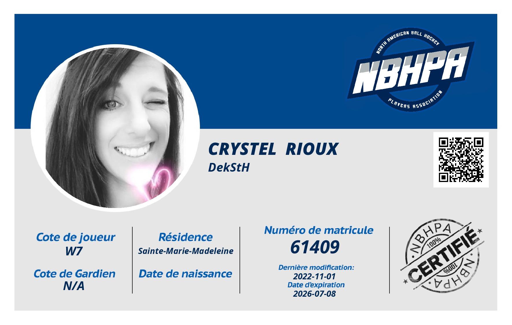 Crystel  Rioux 