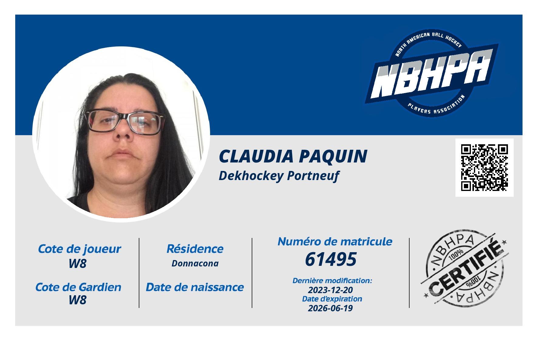 Claudia Paquin