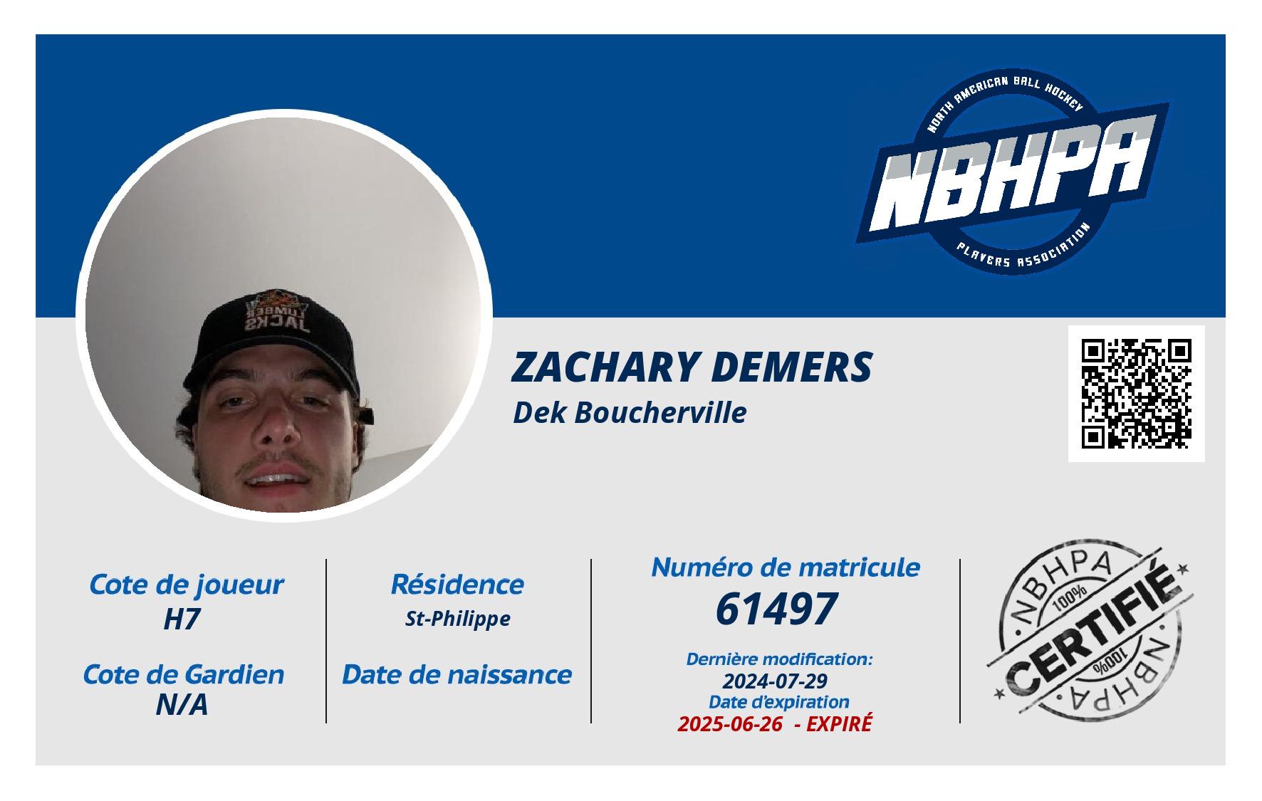 Zachary Demers