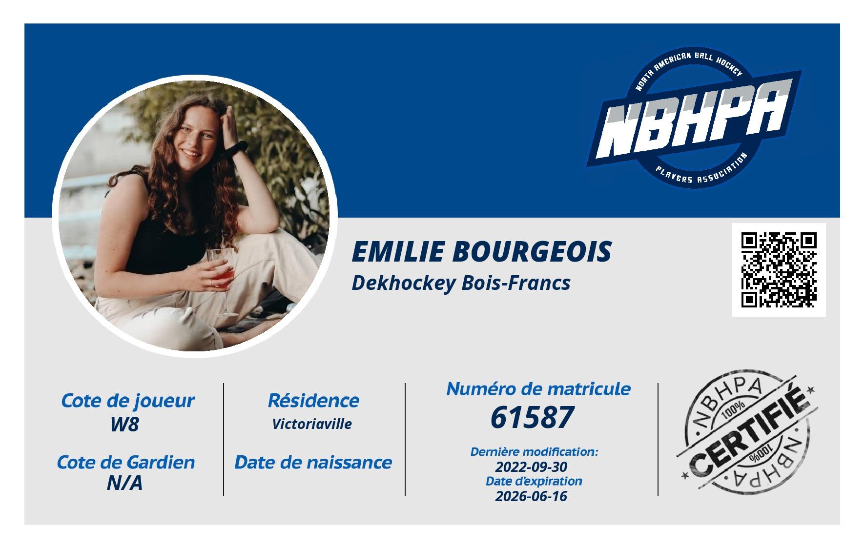 Emilie Bourgeois 