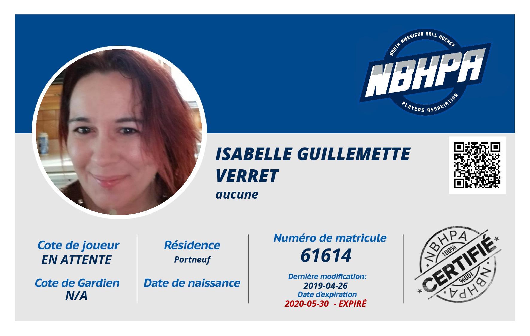 Isabelle Guillemette Verret