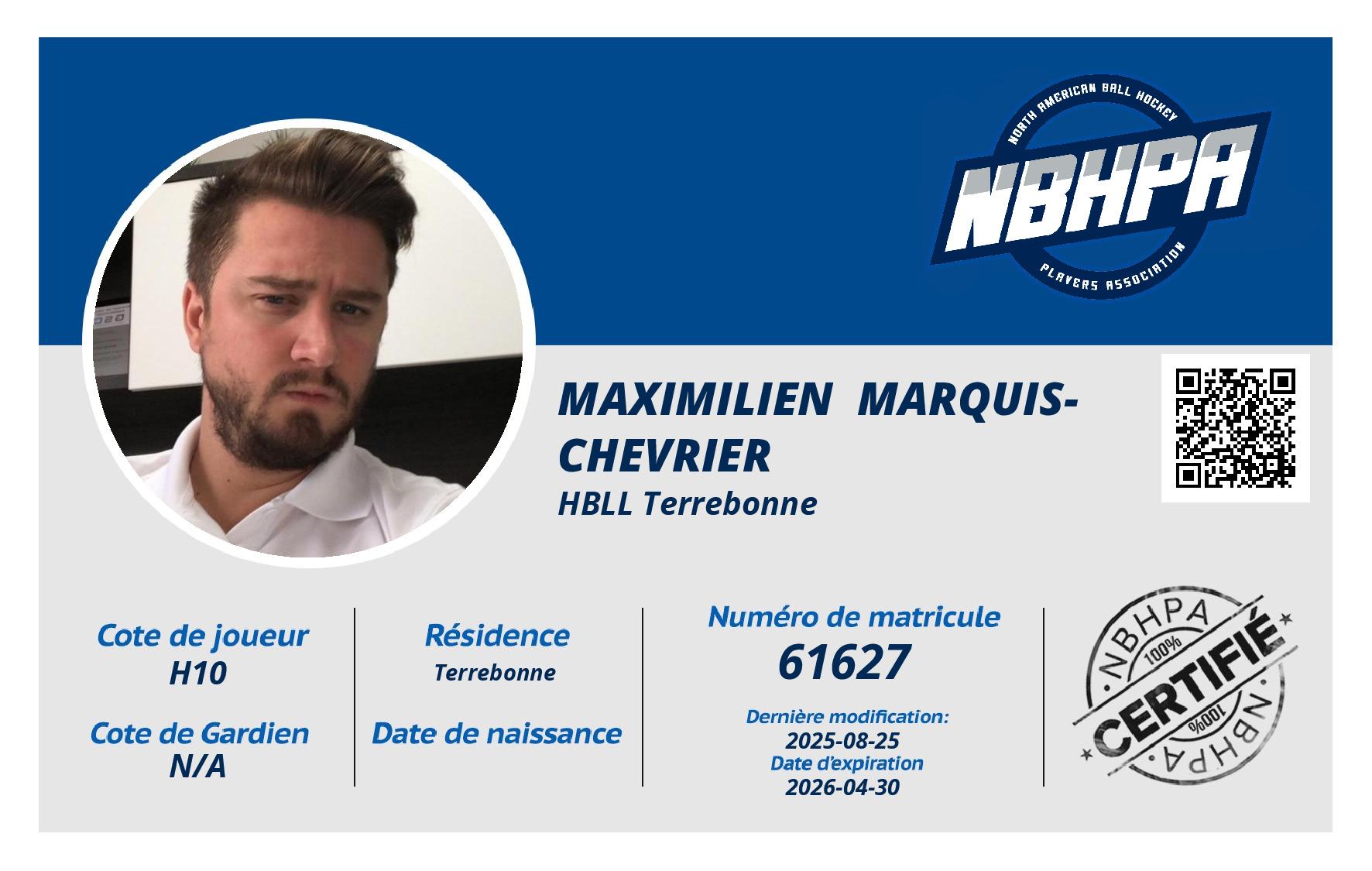 Maximilien  Marquis-Chevrier
