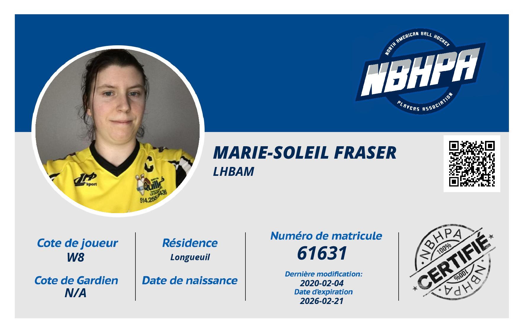 Marie-Soleil Fraser