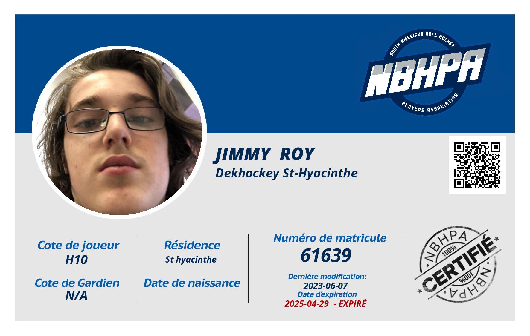 Jimmy  Roy 