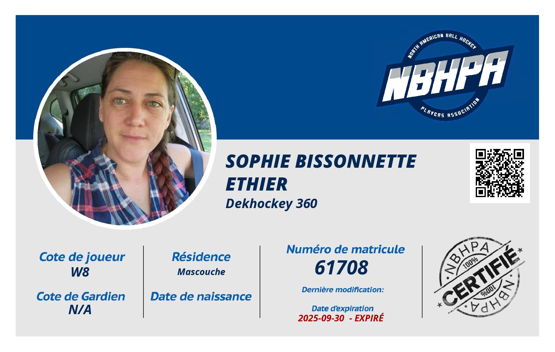 Sophie Bissonnette Ethier