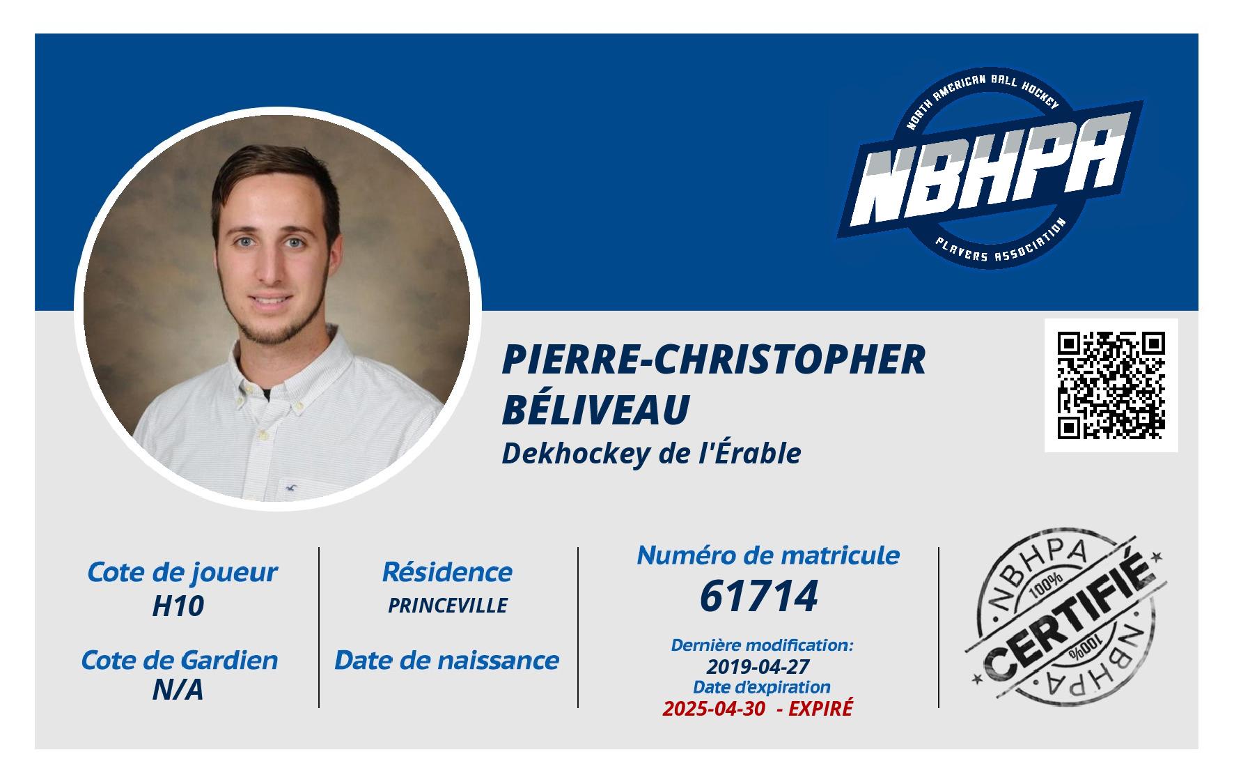 Pierre-Christopher Béliveau
