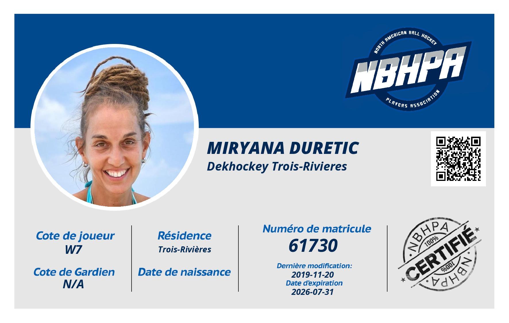 Miryana Duretic