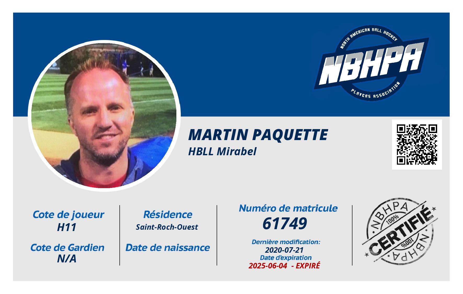 Martin Paquette