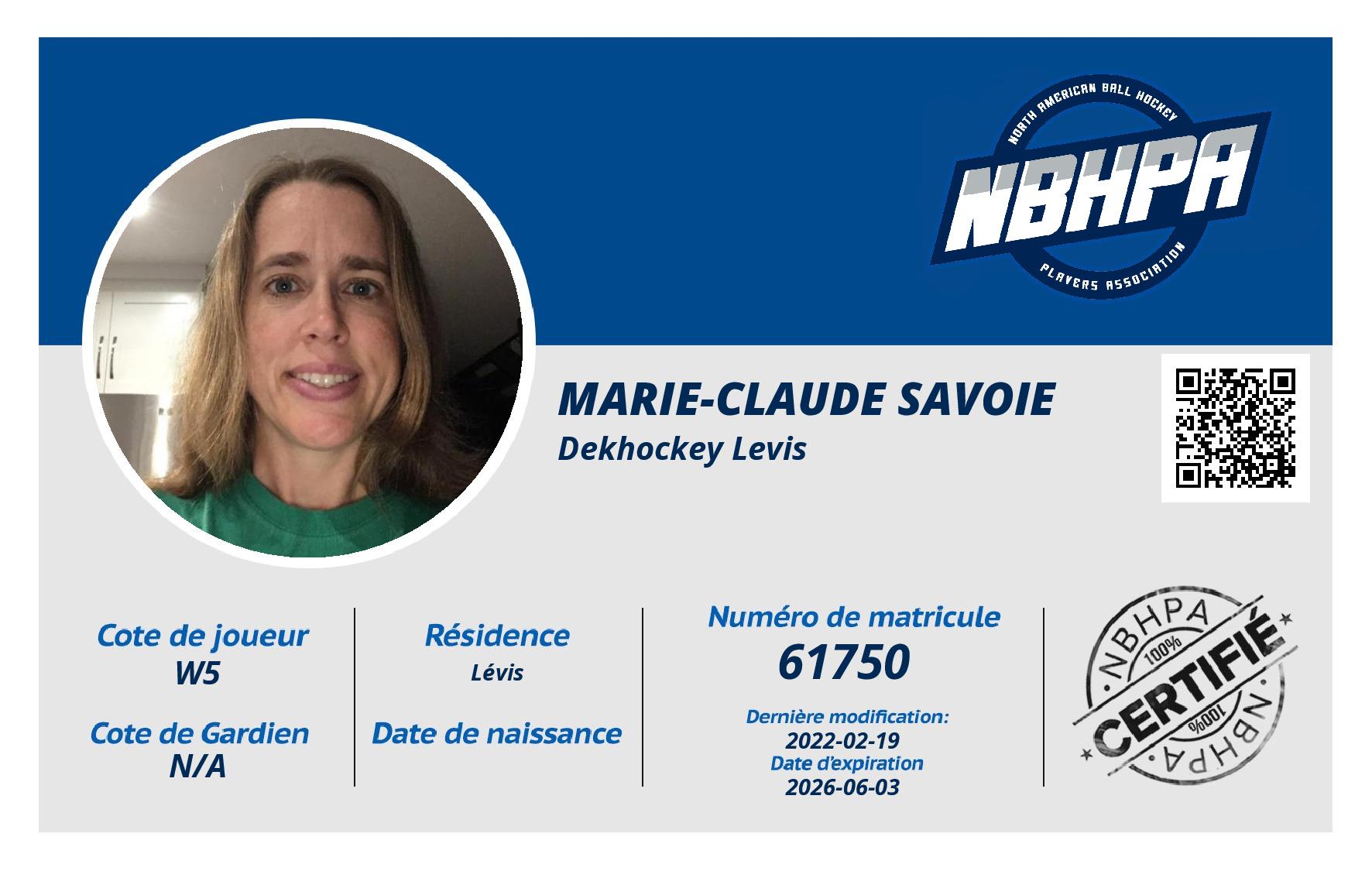 Marie-Claude Savoie