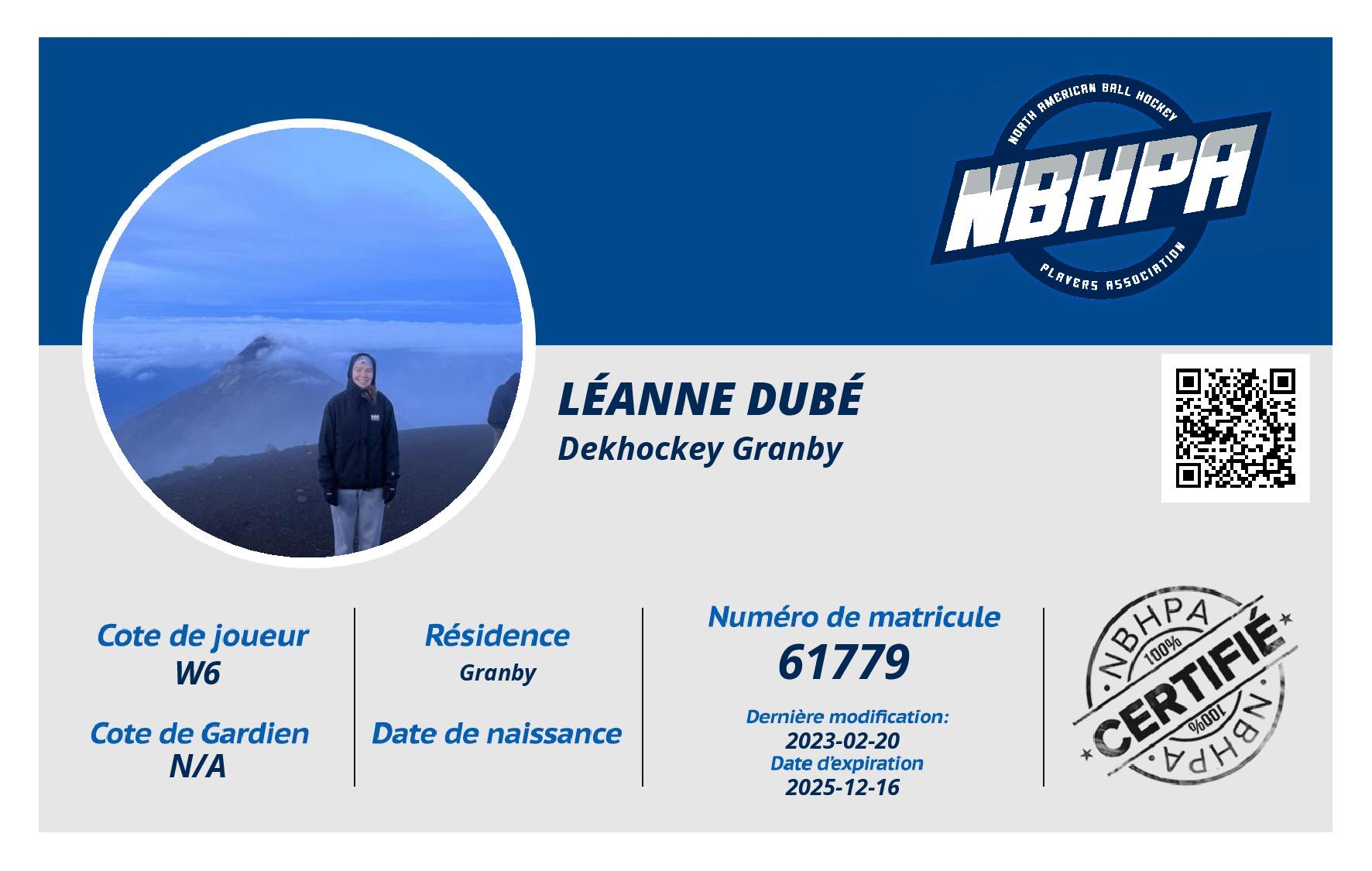 Léanne Dubé