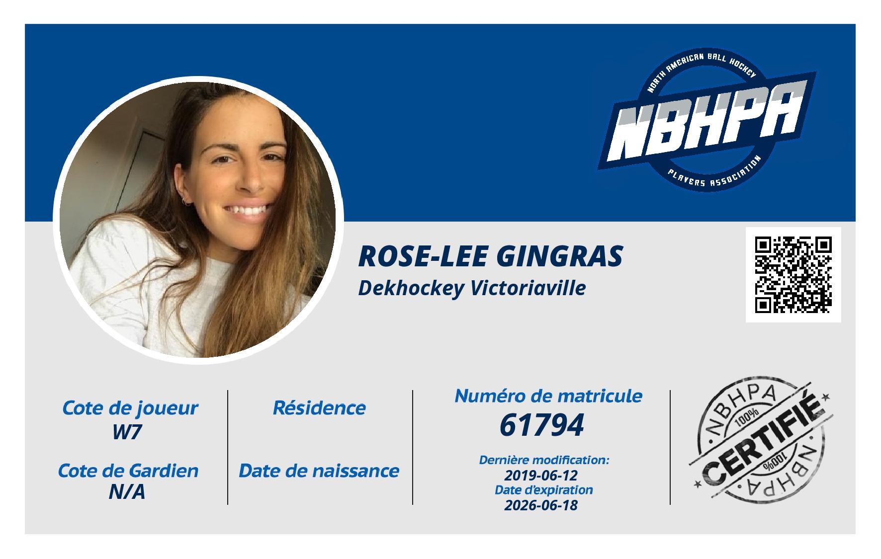 Rose-Lee Gingras