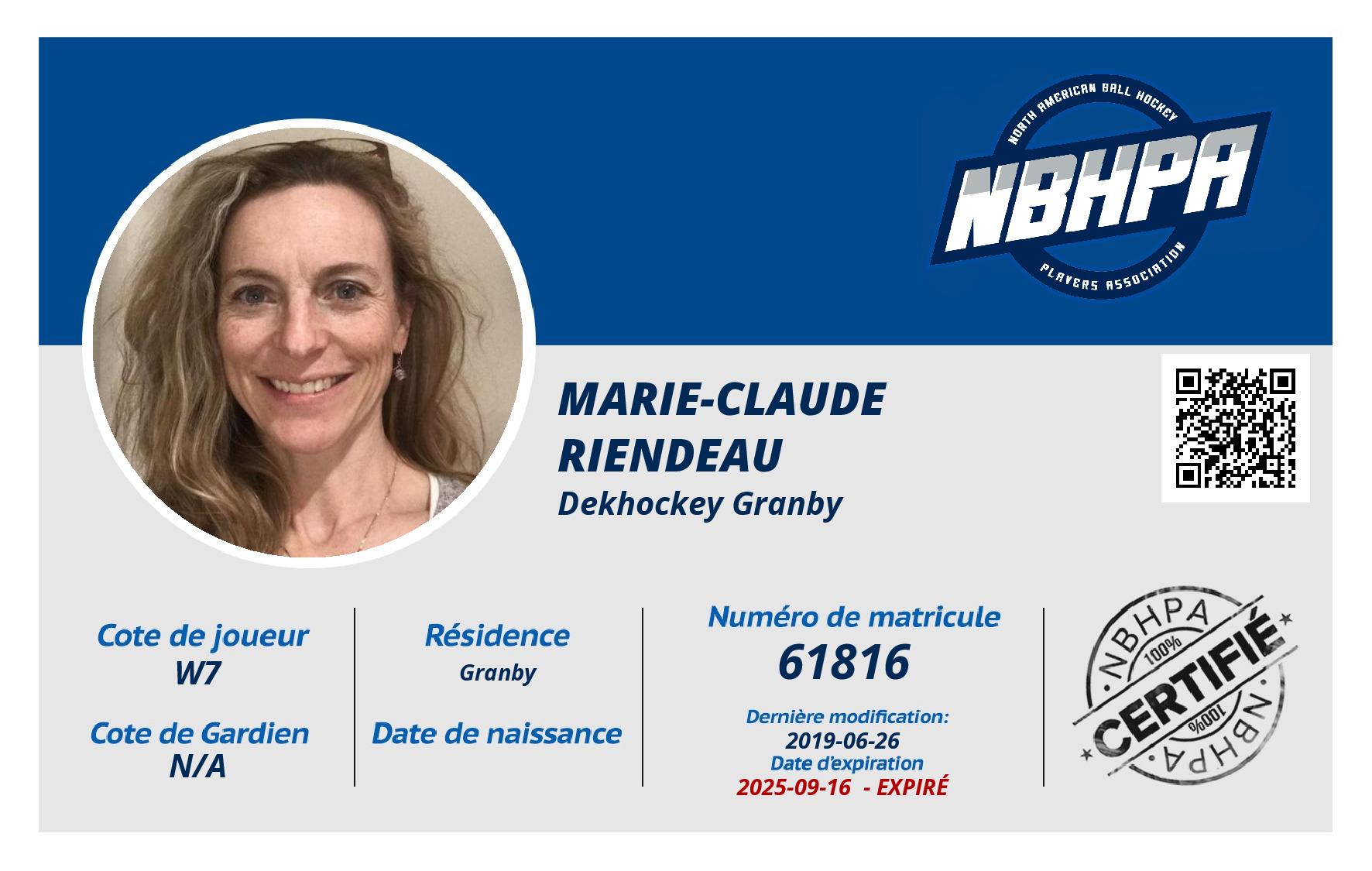 Marie-Claude Riendeau