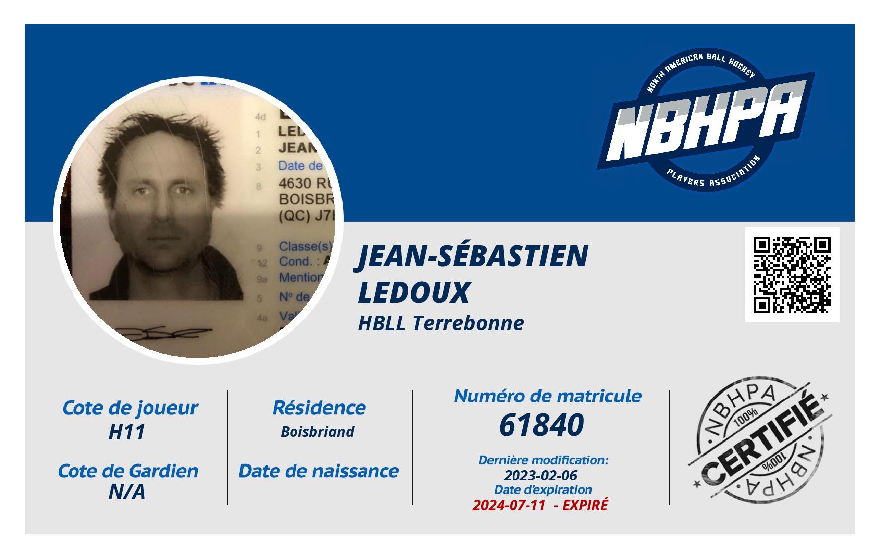 Jean-Sébastien  Ledoux 