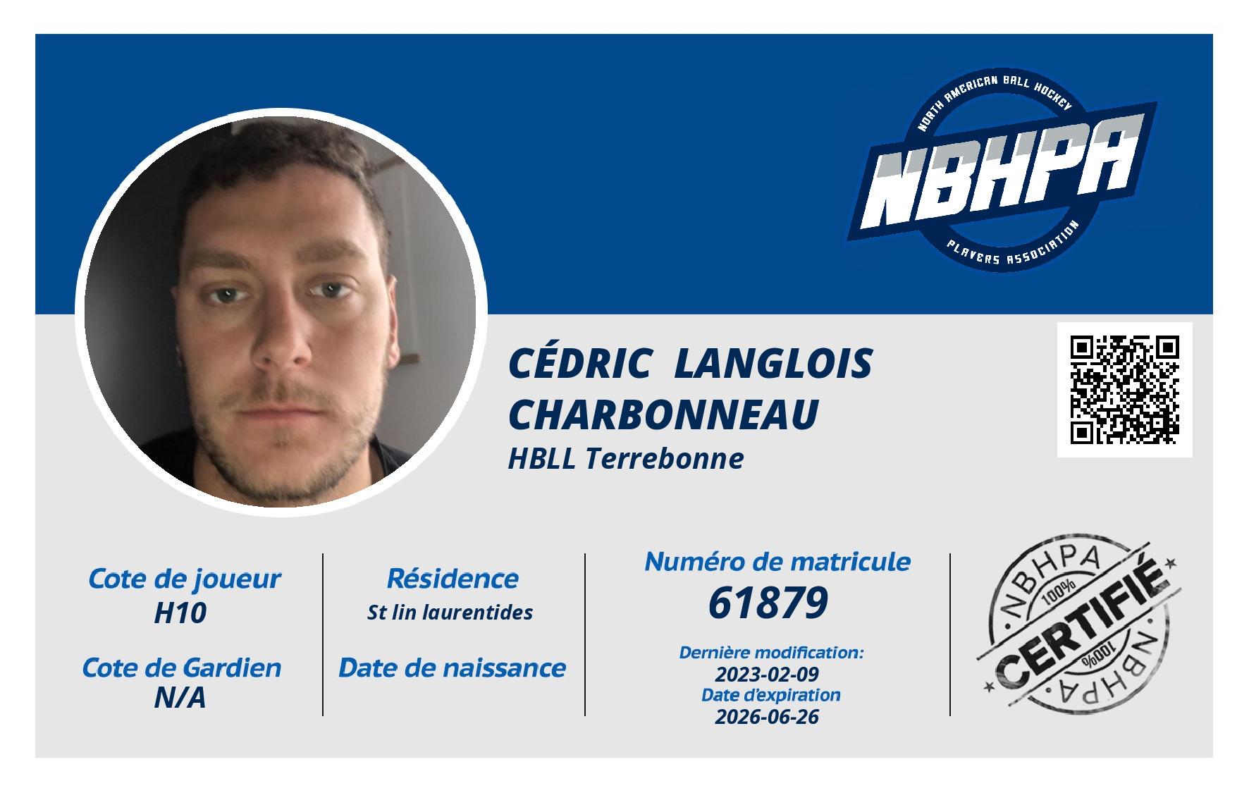 Cédric  Langlois Charbonneau 
