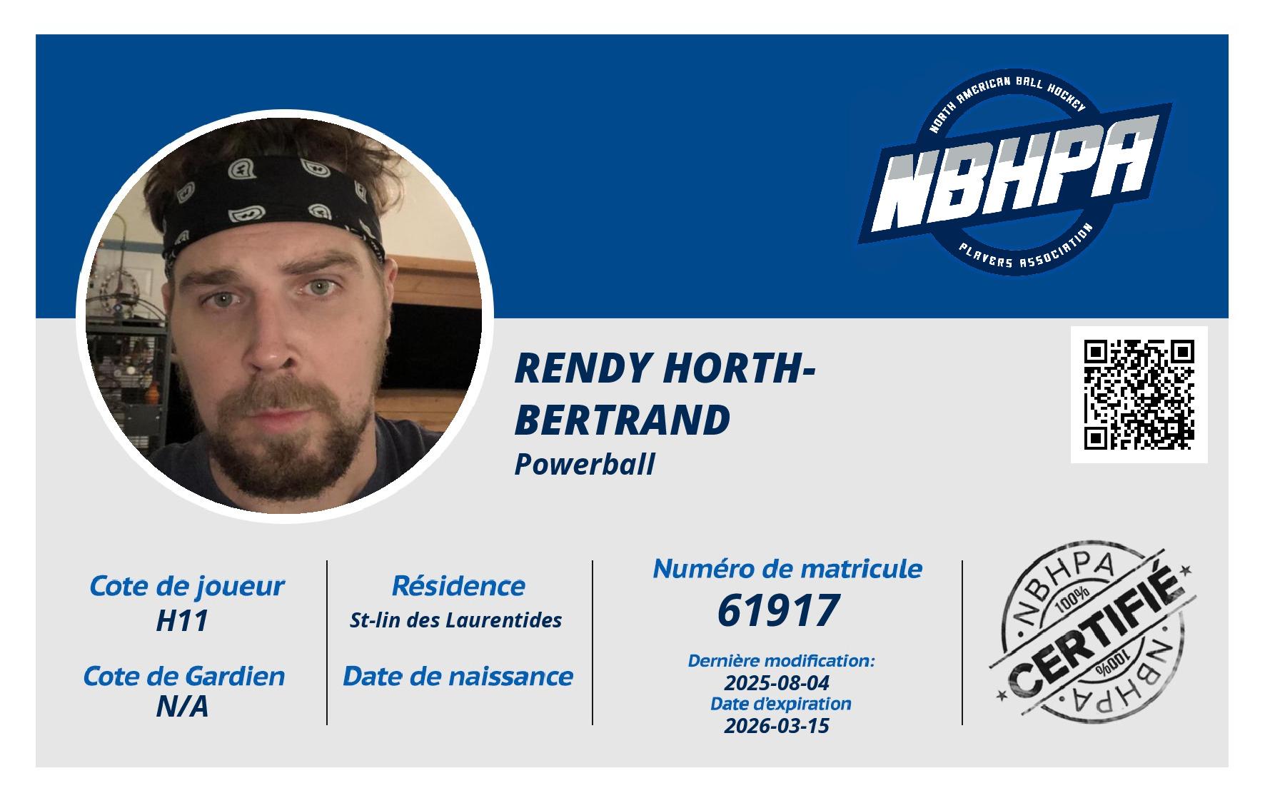 Rendy Horth-Bertrand