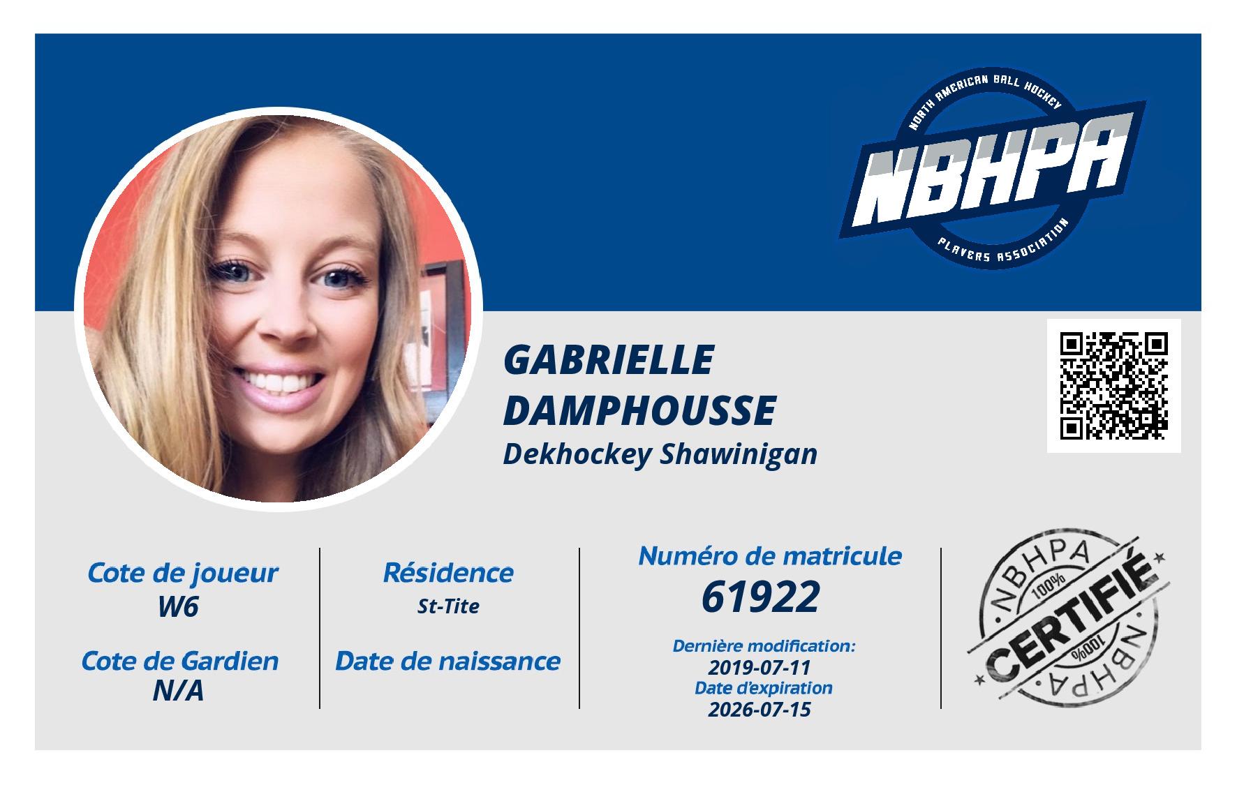 Gabrielle Damphousse