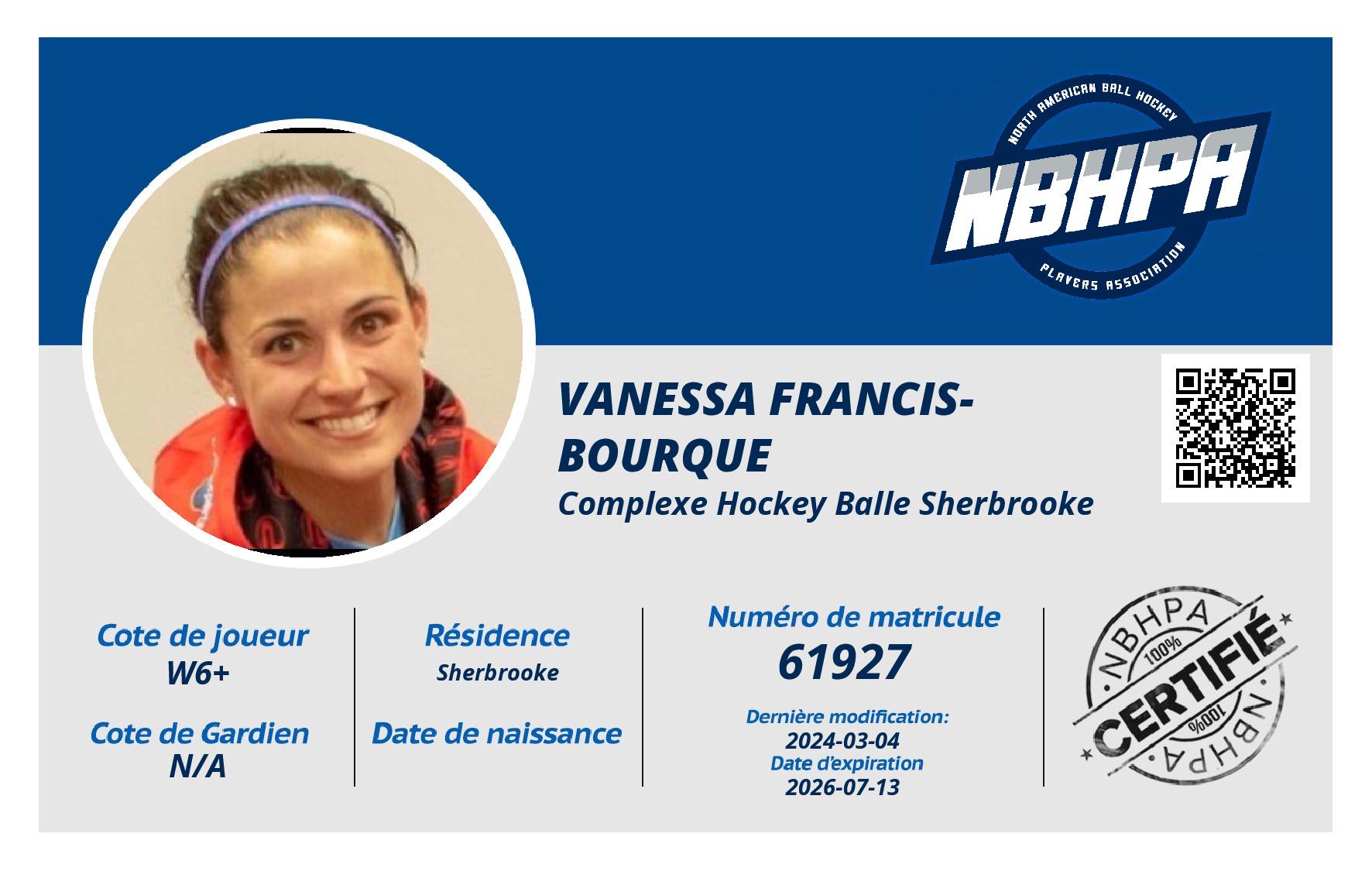 Vanessa Francis-Bourque