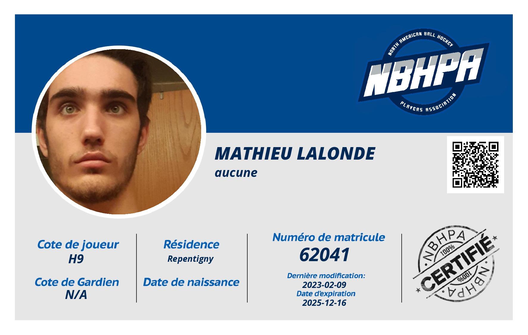 Mathieu Lalonde