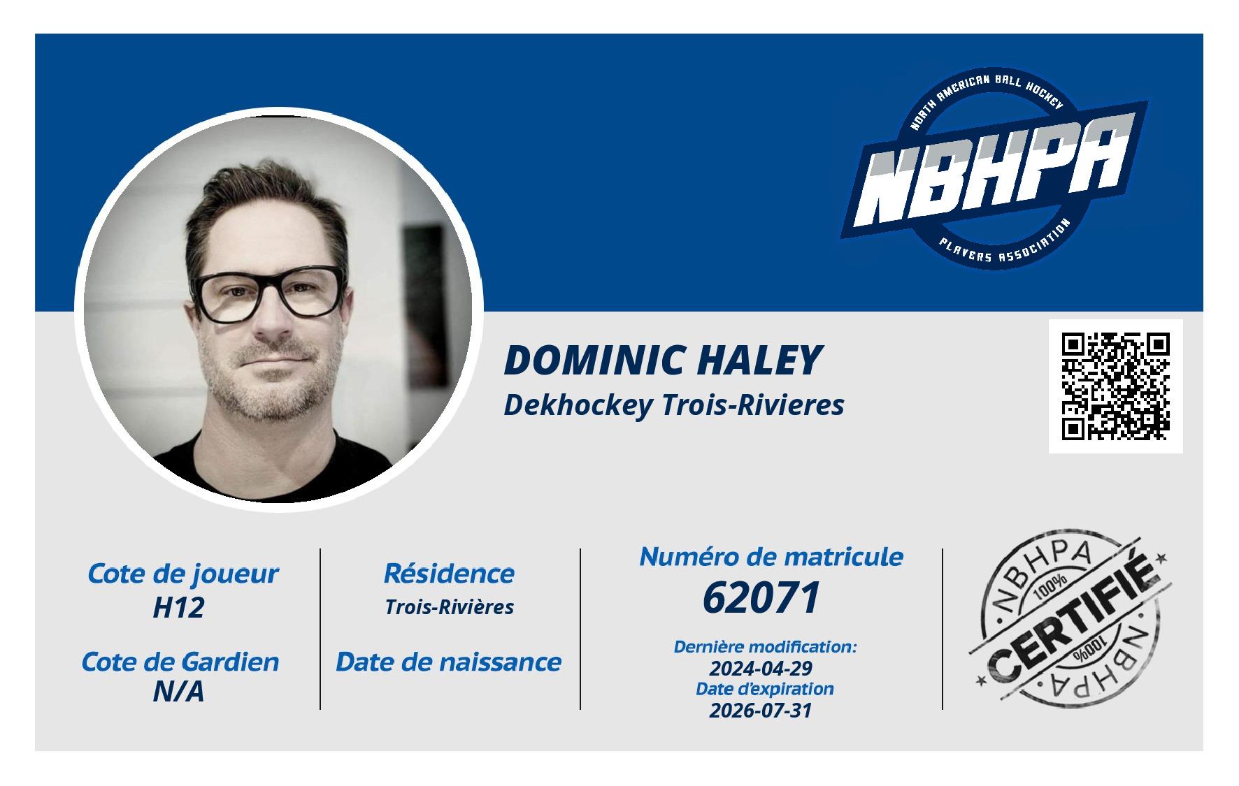 Dominic Haley