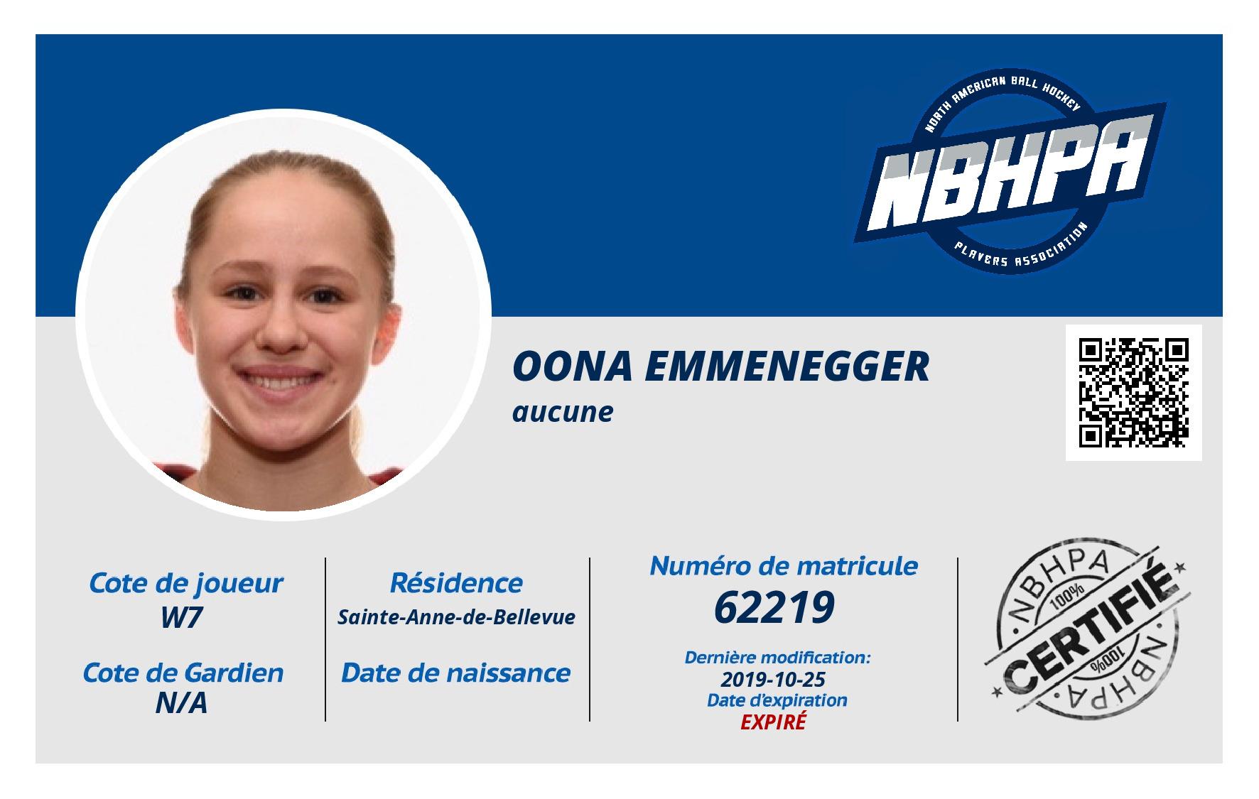 Oona Emmenegger