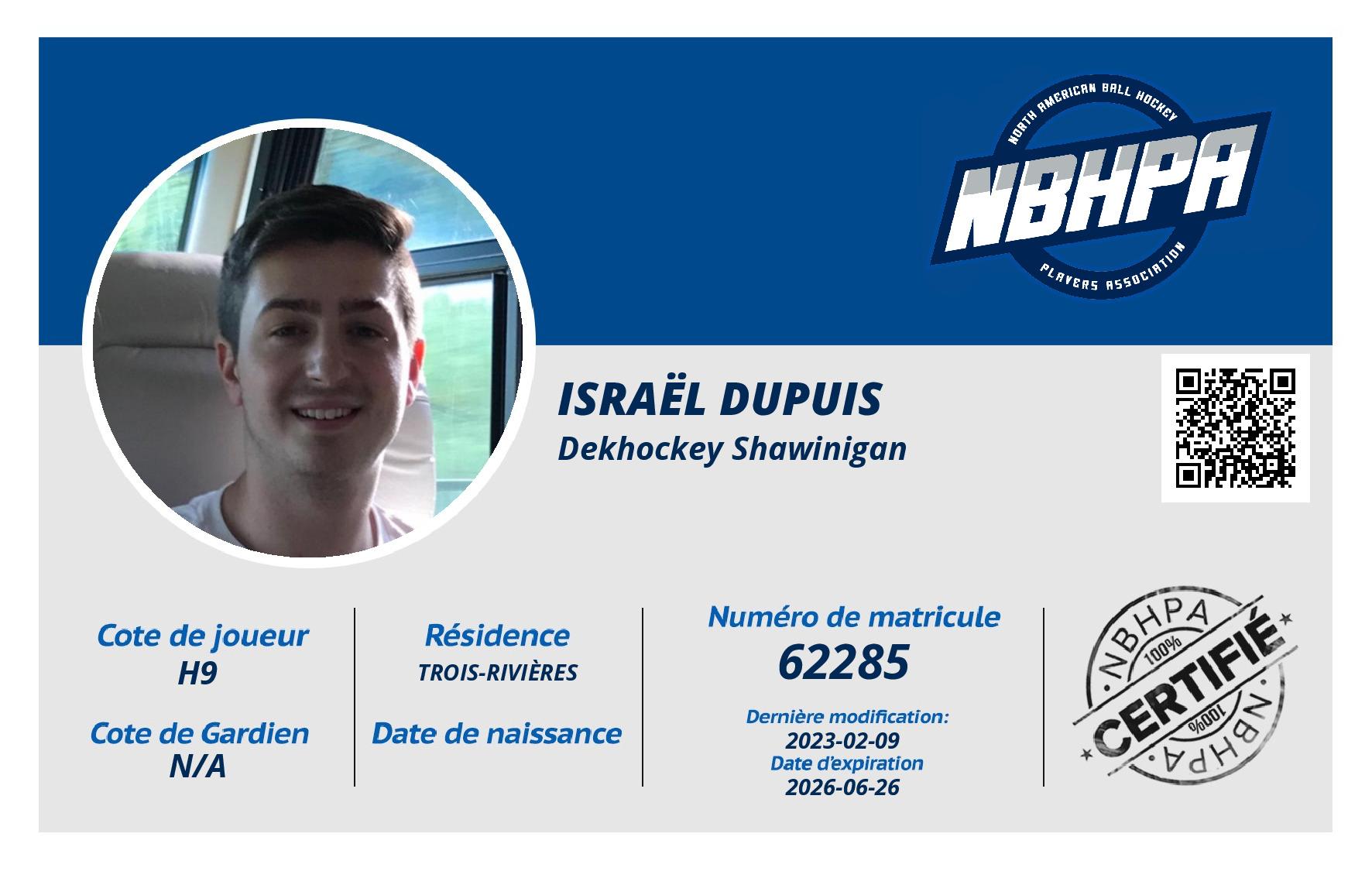 Israël Dupuis
