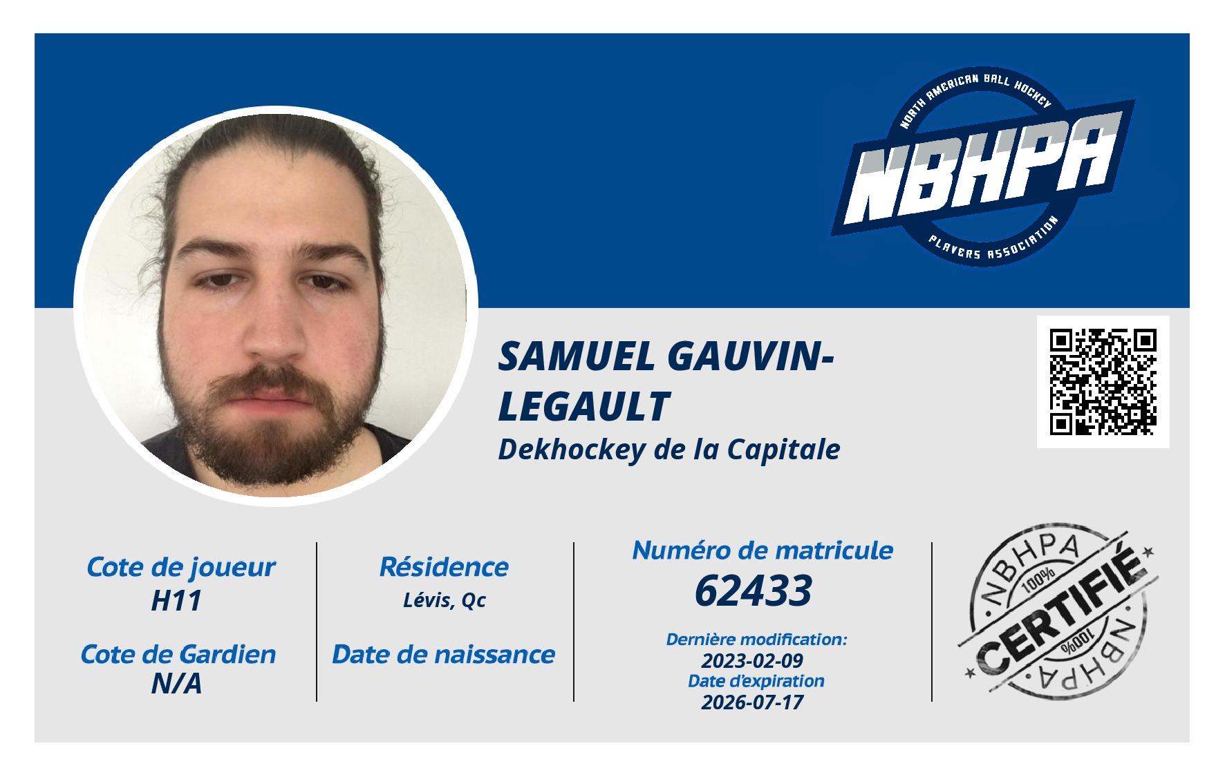 Samuel Gauvin-Legault