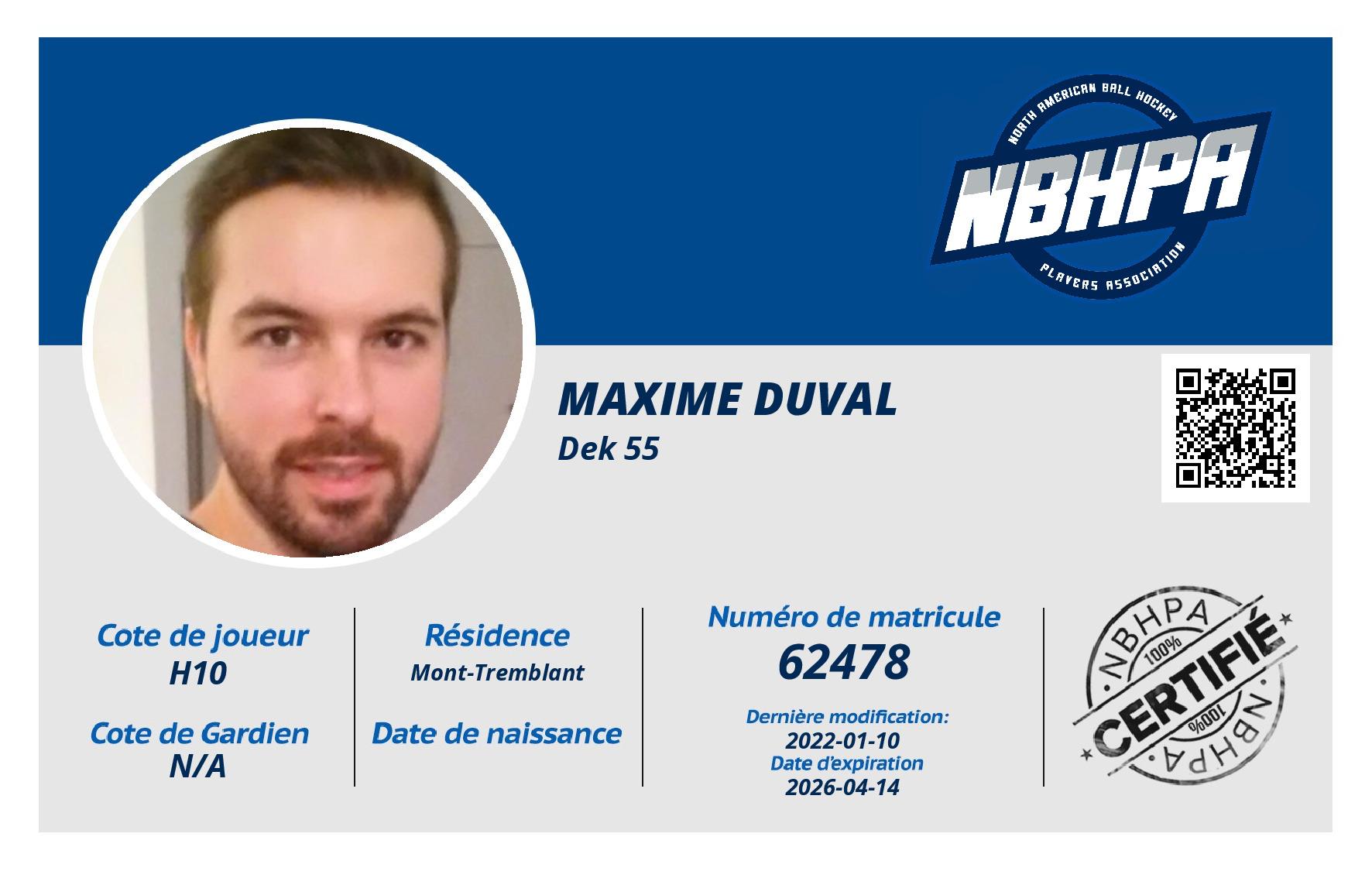 Maxime Duval