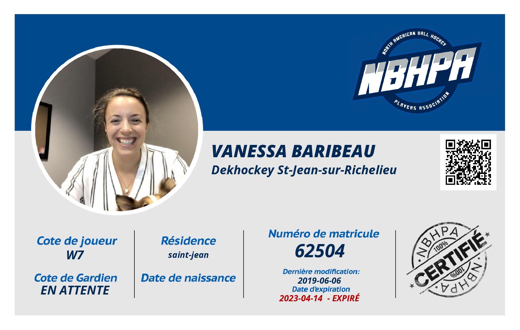 Vanessa Baribeau