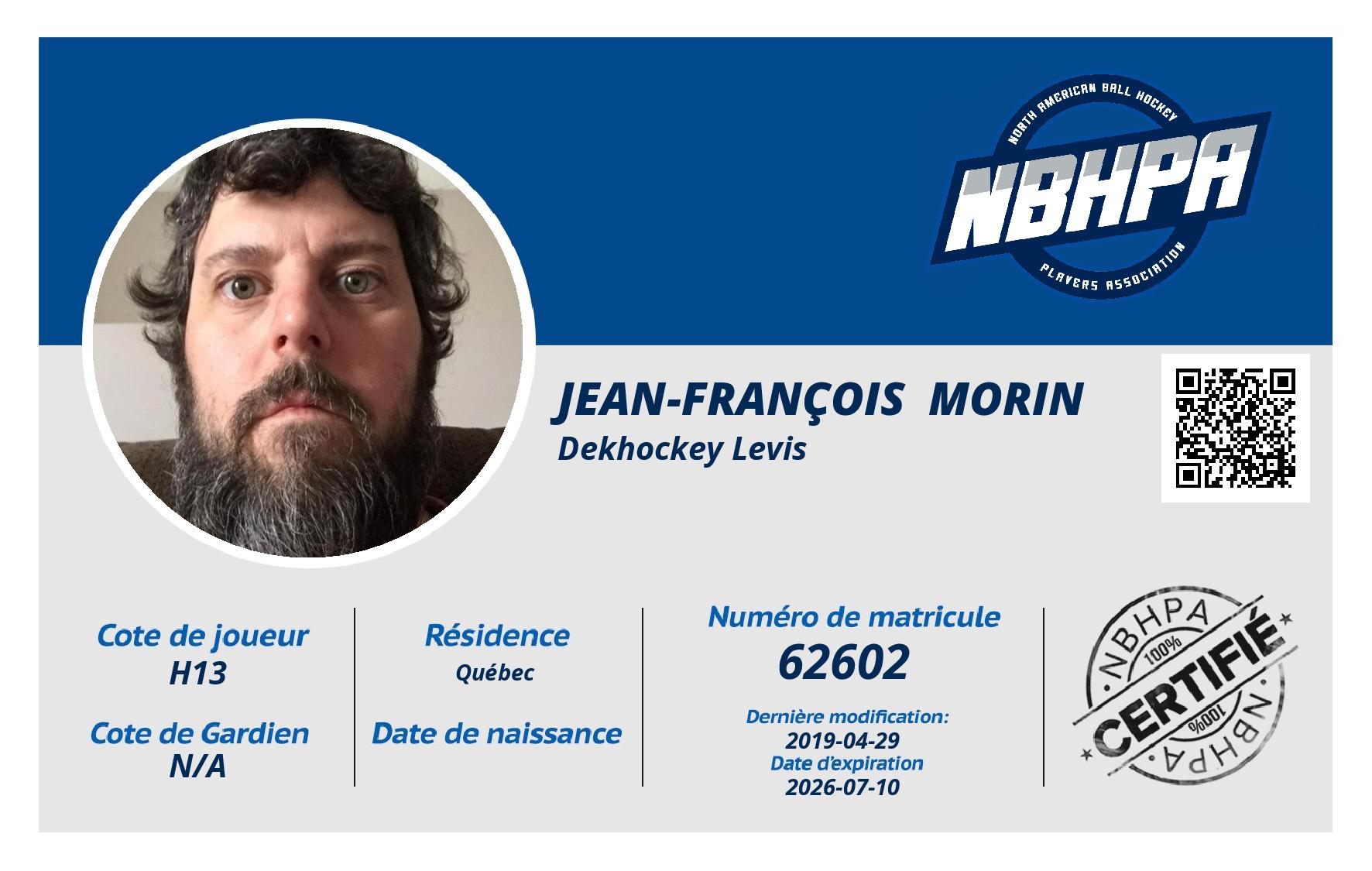 Jean-François  Morin