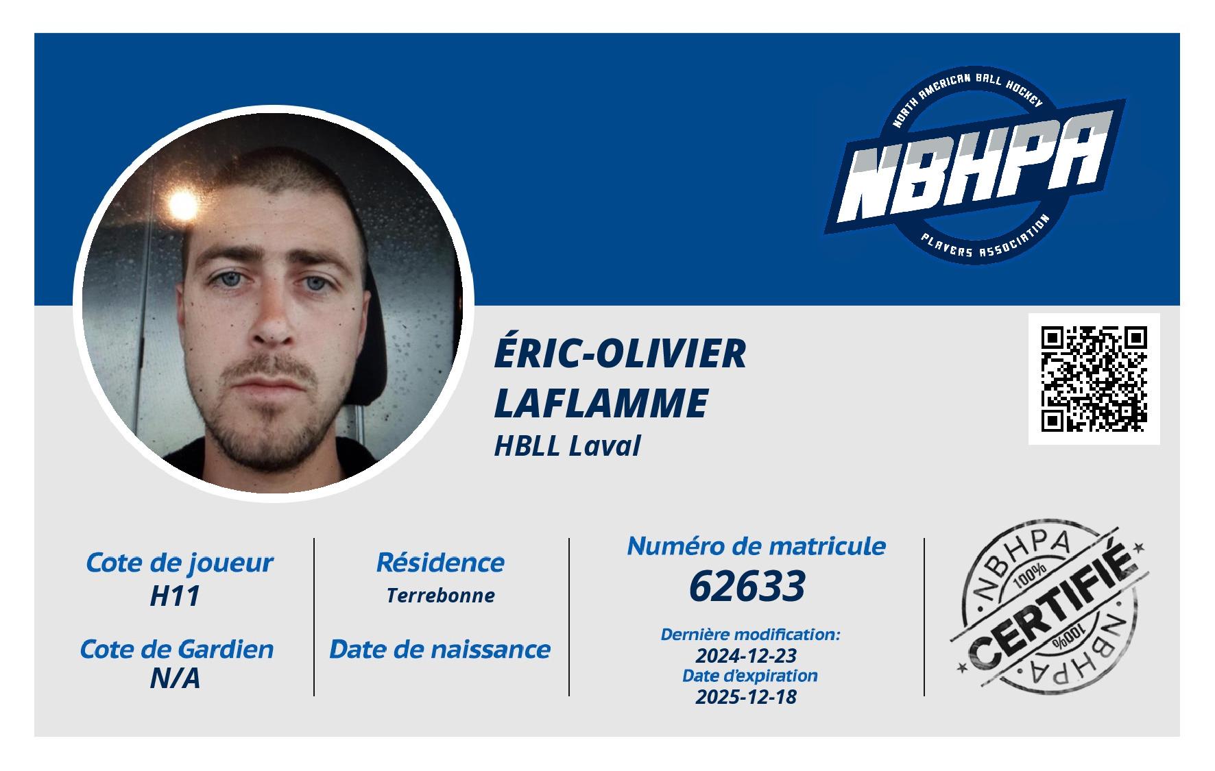 Éric-olivier Laflamme