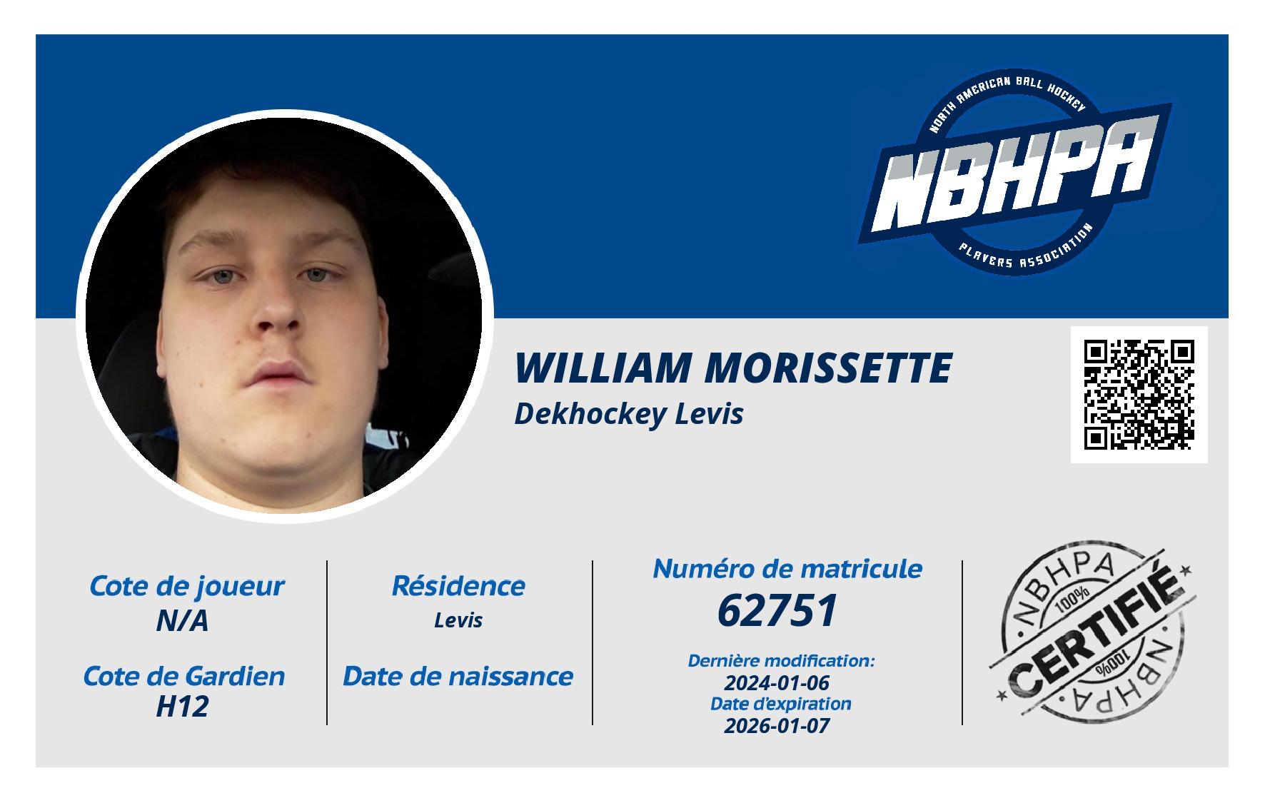 William Morissette