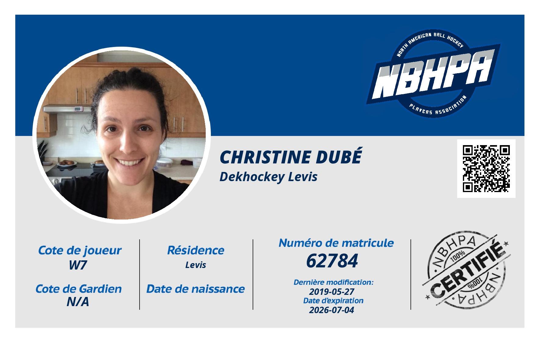 Christine Dubé