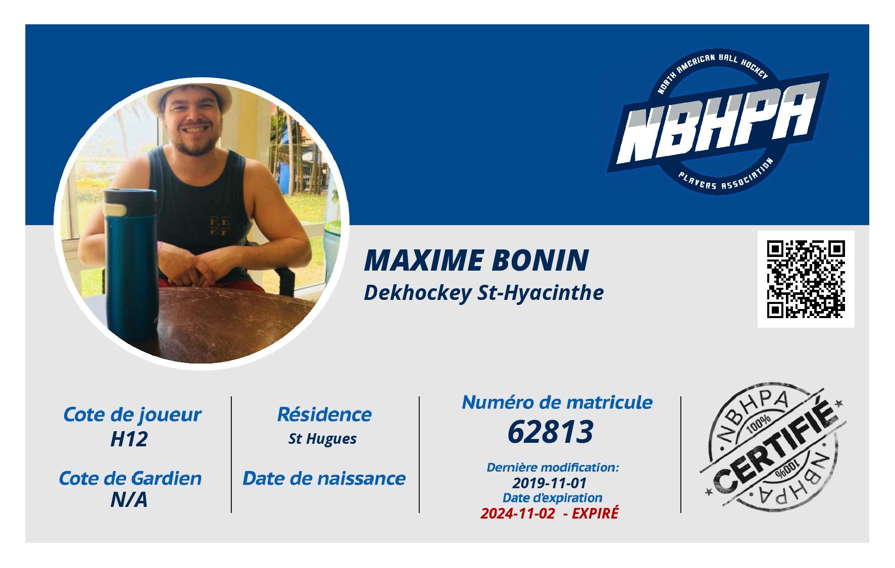 Maxime Bonin