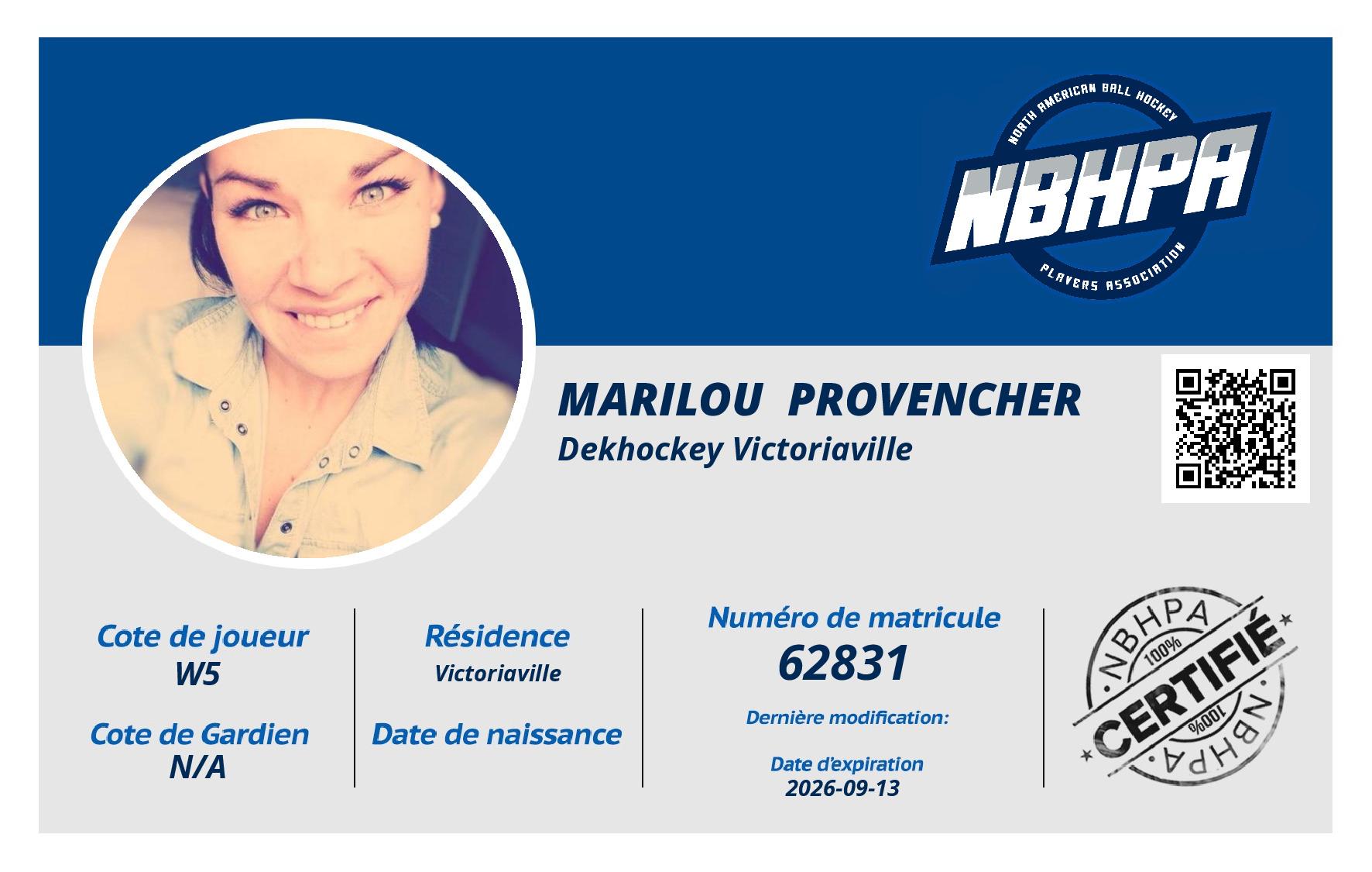 Marilou  Provencher