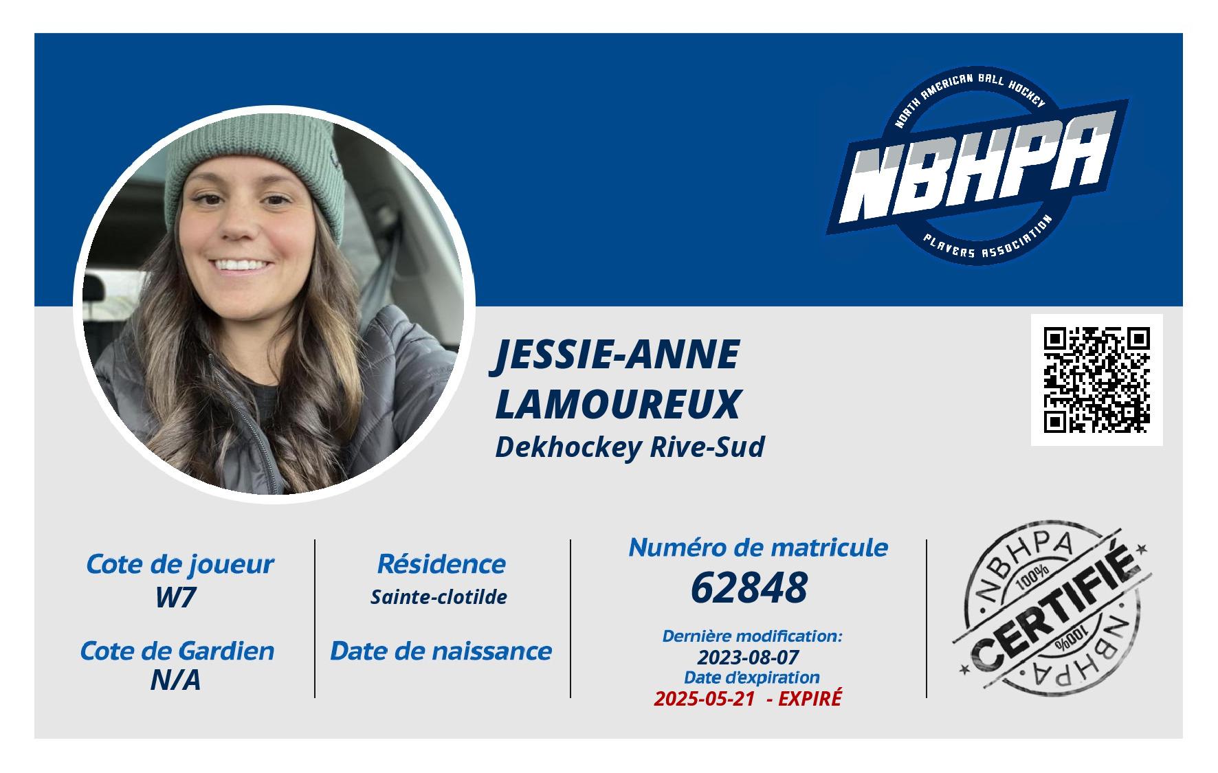 Jessie-Anne Lamoureux