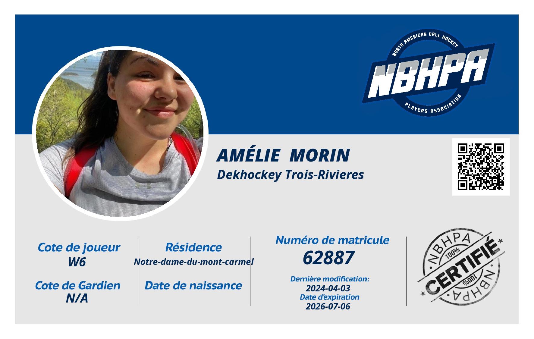 Amélie  Morin