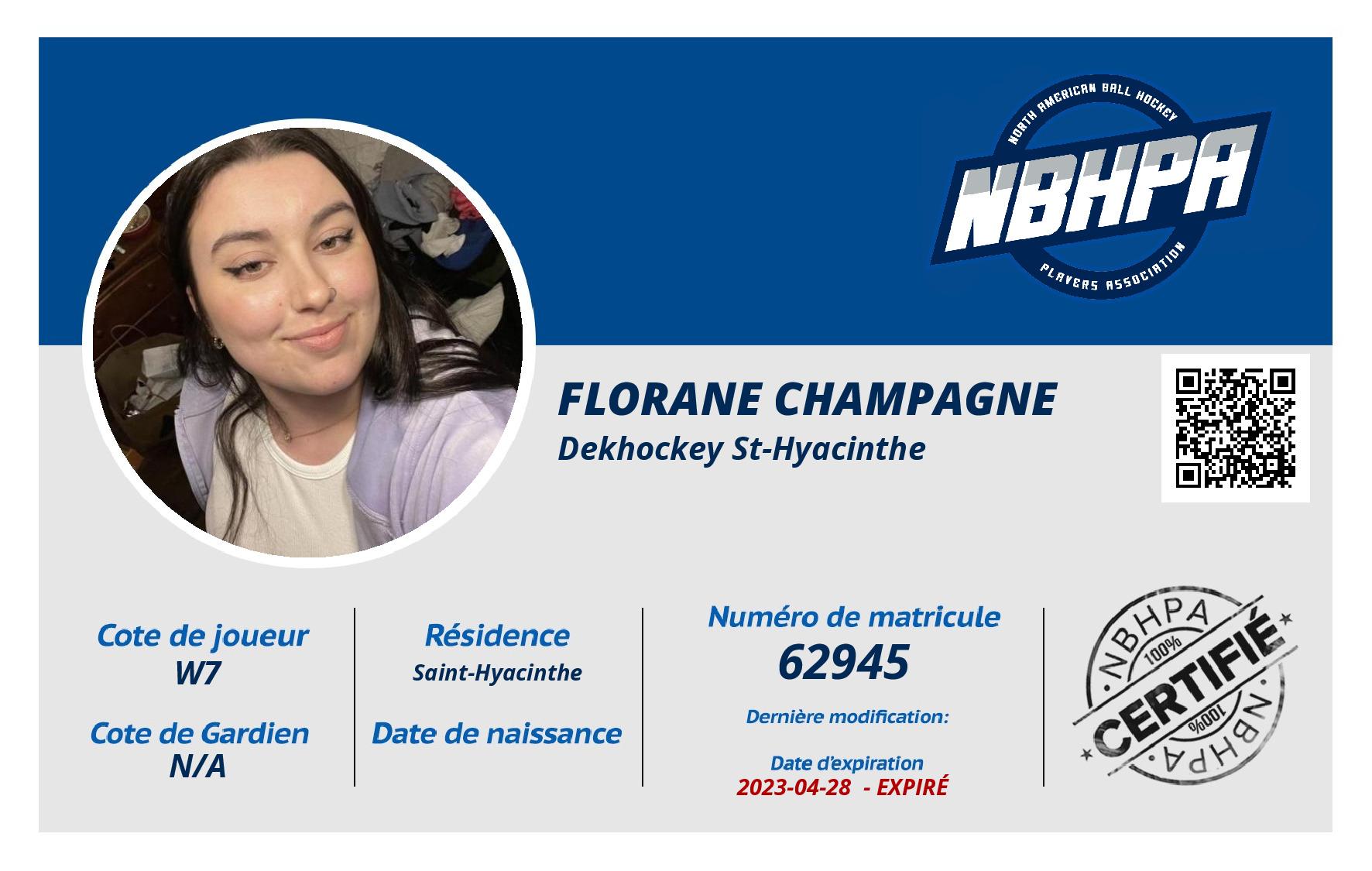 Florane Champagne