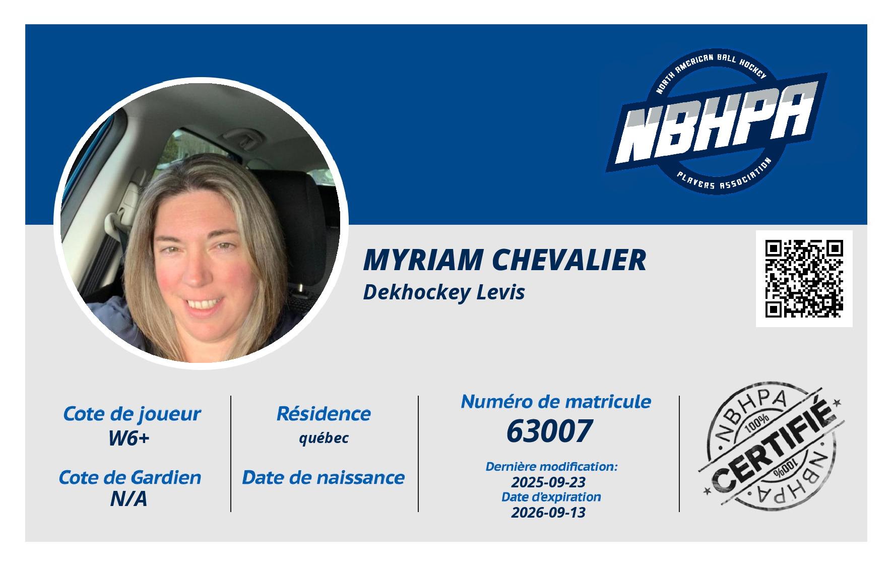 Myriam Chevalier