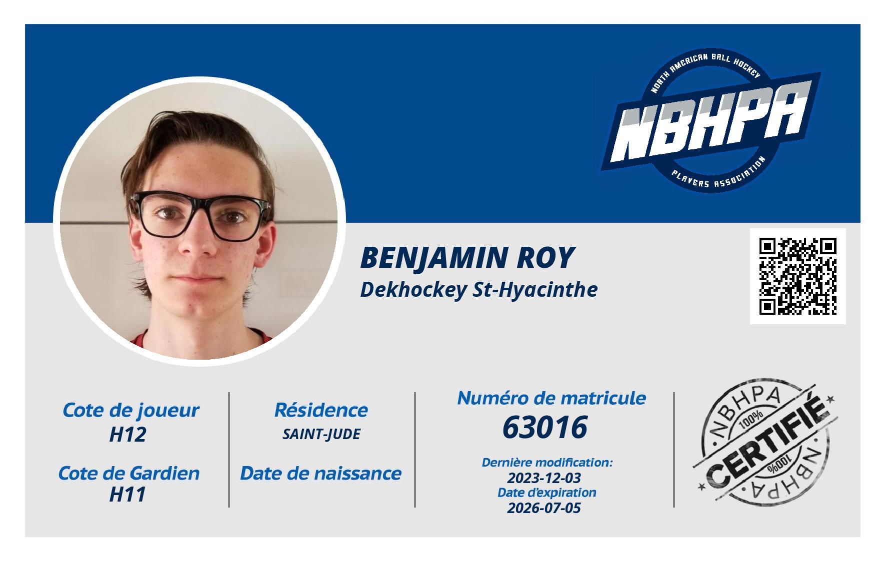 Benjamin Roy