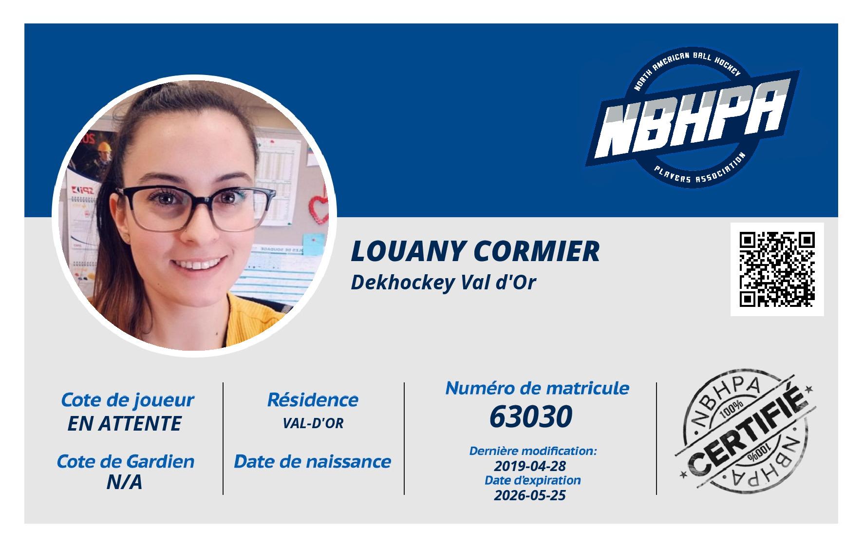 Louany Cormier