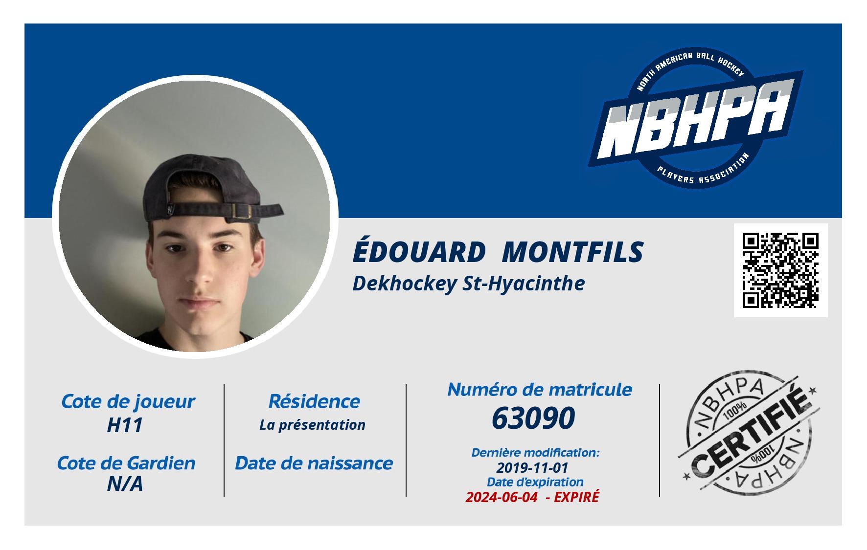 Édouard  Montfils 